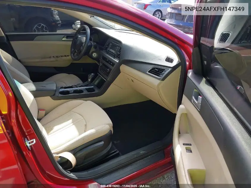5NPE24AFXFH147349 2015 Hyundai Sonata Se