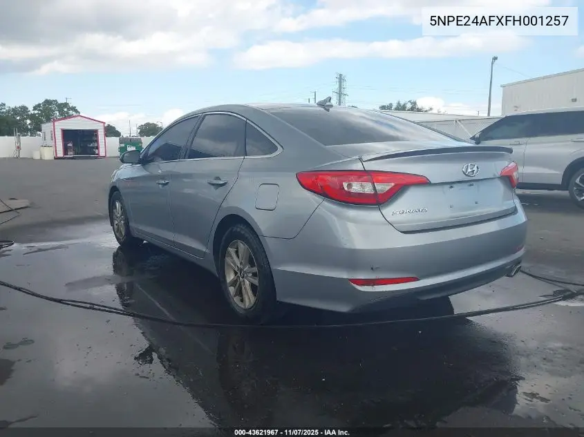 5NPE24AFXFH001257 2015 Hyundai Sonata Se
