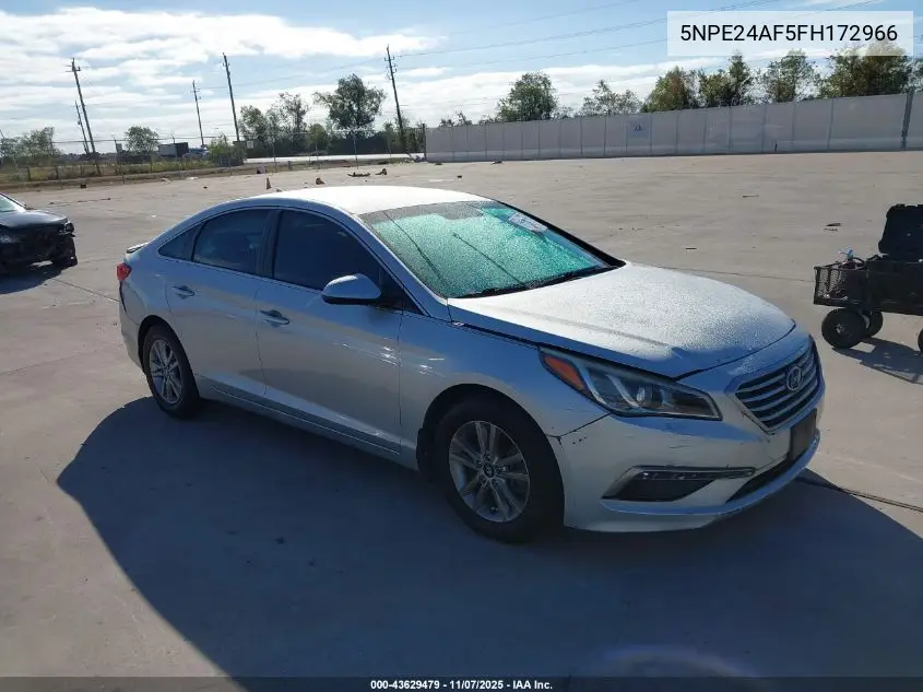 5NPE24AF5FH172966 2015 Hyundai Sonata Se