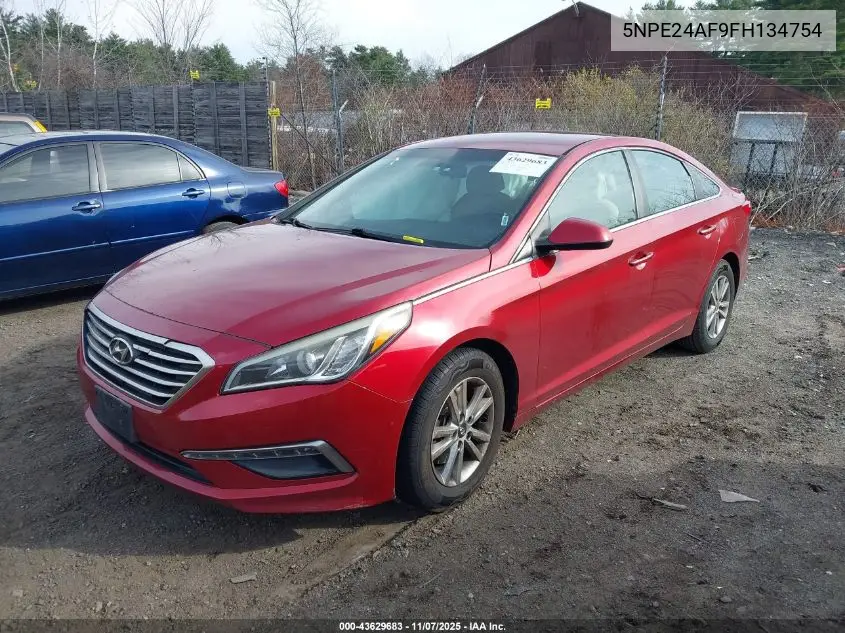 5NPE24AF9FH134754 2015 Hyundai Sonata Se