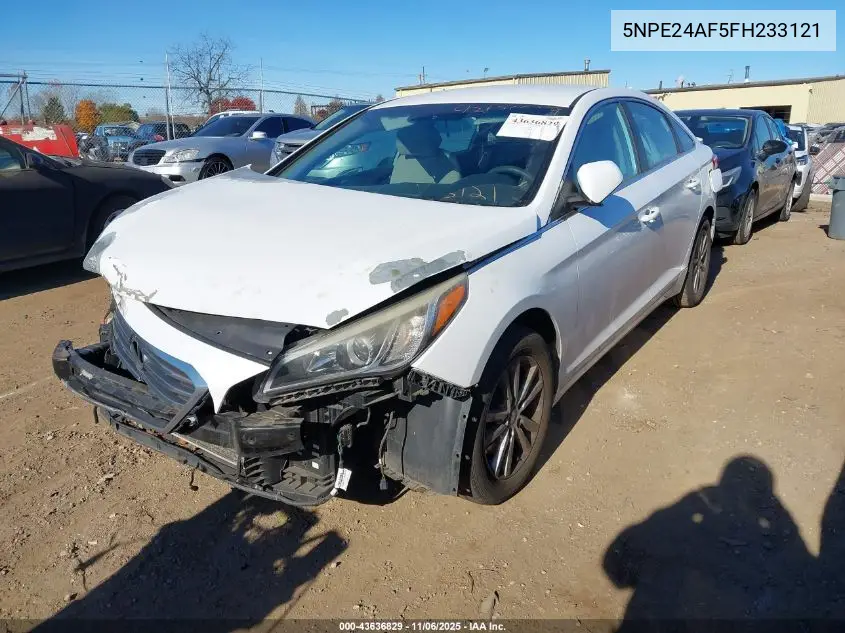 5NPE24AF5FH233121 2015 Hyundai Sonata Se