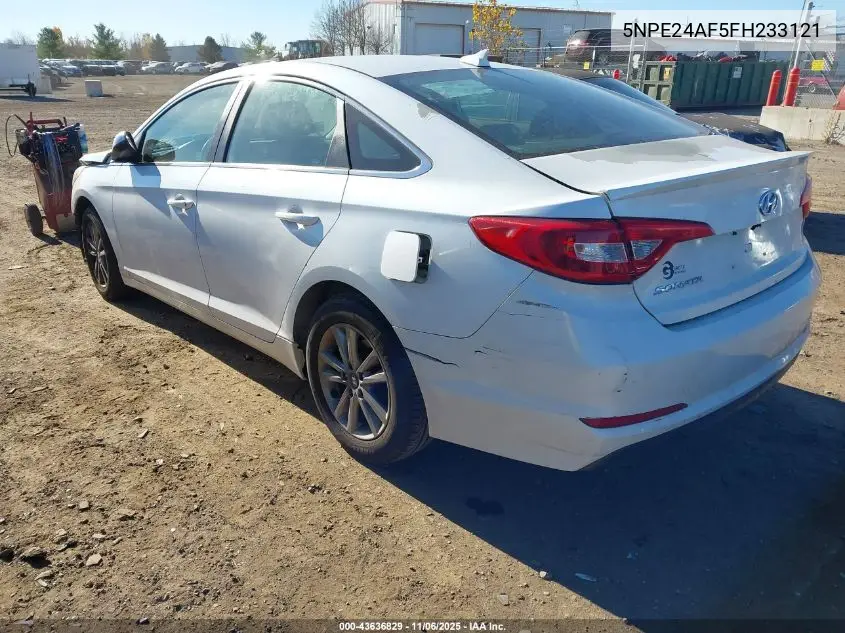 5NPE24AF5FH233121 2015 Hyundai Sonata Se