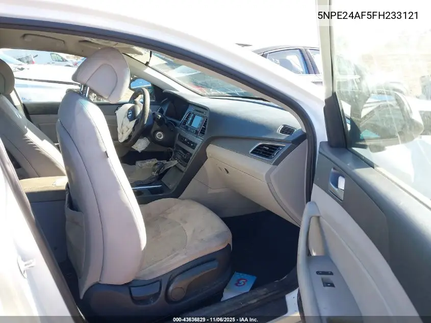 5NPE24AF5FH233121 2015 Hyundai Sonata Se