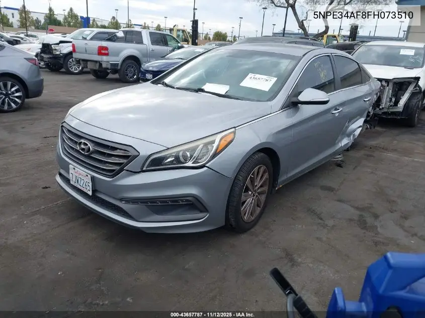 5NPE34AF8FH073510 2015 Hyundai Sonata Sport