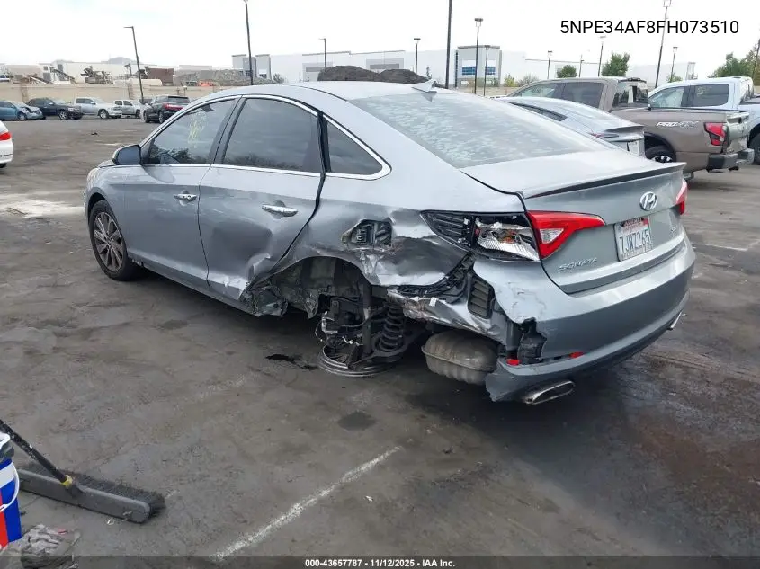 5NPE34AF8FH073510 2015 Hyundai Sonata Sport
