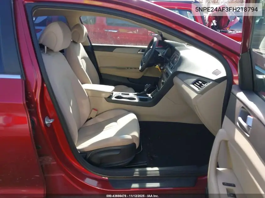 5NPE24AF3FH218794 2015 Hyundai Sonata Se
