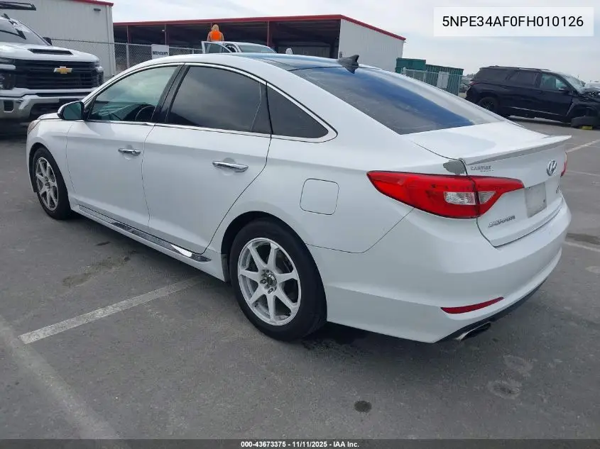 5NPE34AF0FH010126 2015 Hyundai Sonata Limited