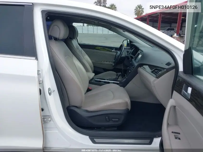5NPE34AF0FH010126 2015 Hyundai Sonata Limited