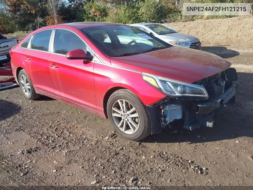 5NPE24AF2FH121215 2015 Hyundai Sonata Se