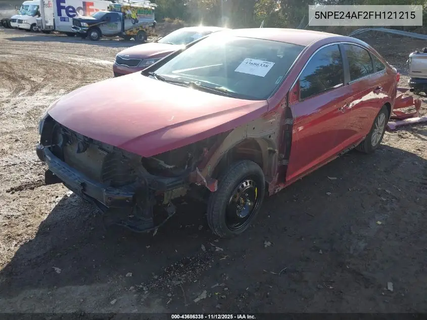 5NPE24AF2FH121215 2015 Hyundai Sonata Se