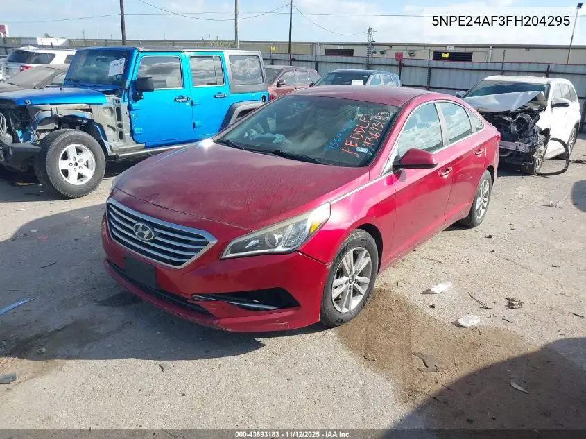 5NPE24AF3FH204295 2015 Hyundai Sonata Se