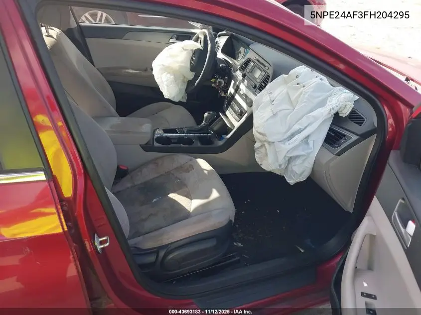 5NPE24AF3FH204295 2015 Hyundai Sonata Se