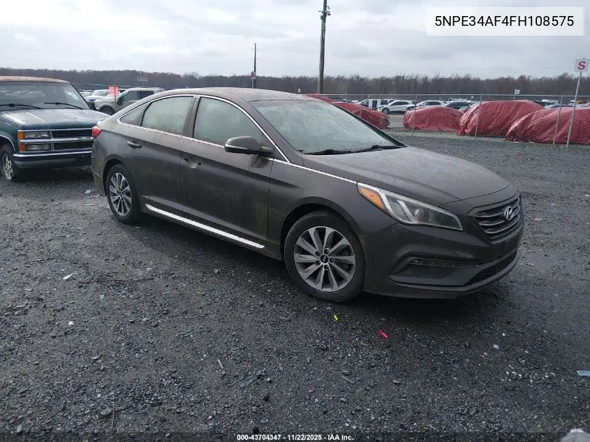 5NPE34AF4FH108575 2015 Hyundai Sonata Sport