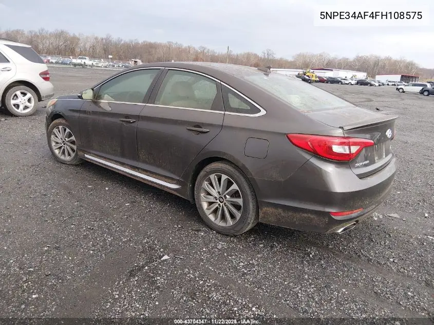 5NPE34AF4FH108575 2015 Hyundai Sonata Sport