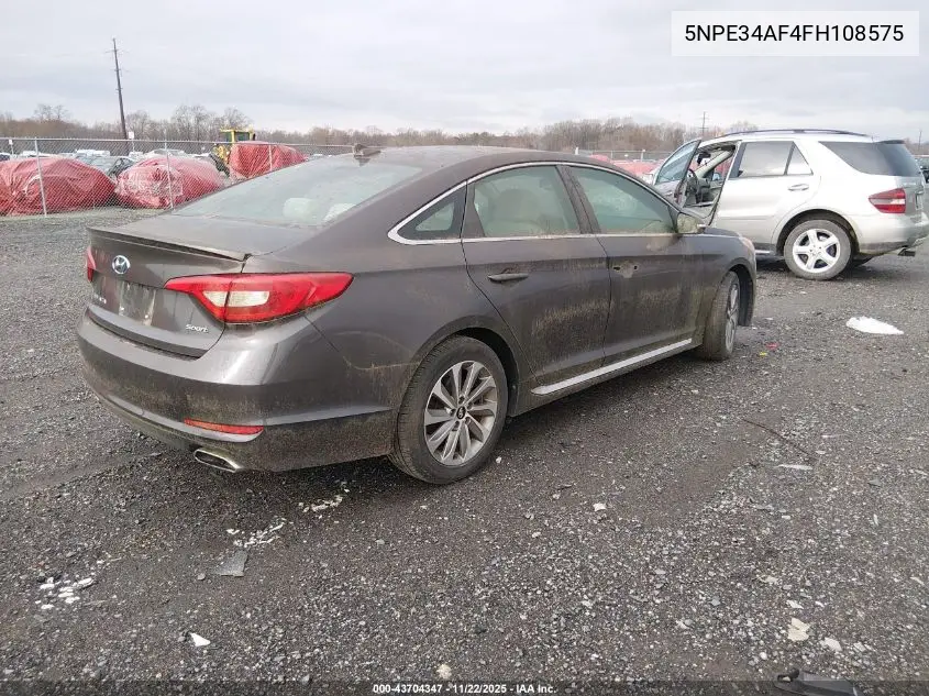 5NPE34AF4FH108575 2015 Hyundai Sonata Sport