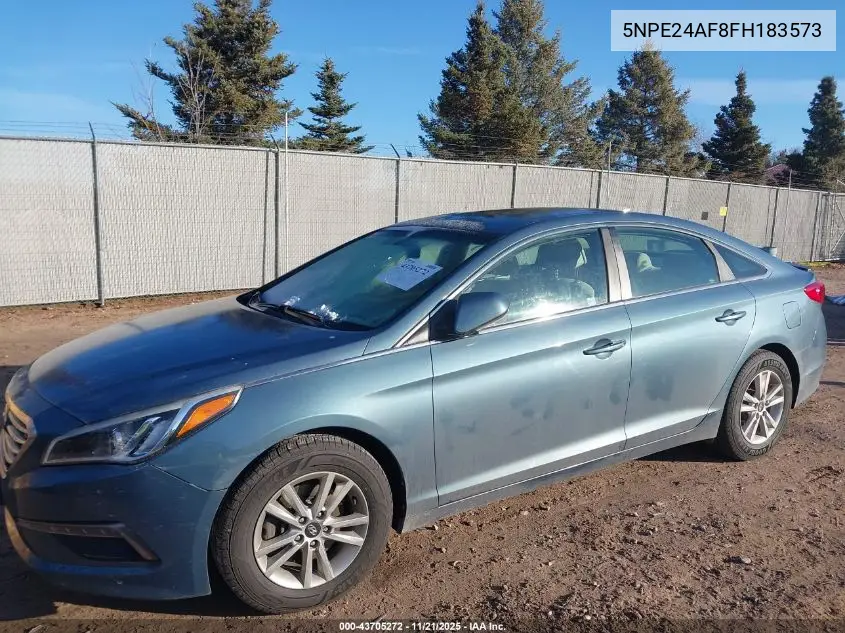 5NPE24AF8FH183573 2015 Hyundai Sonata Se