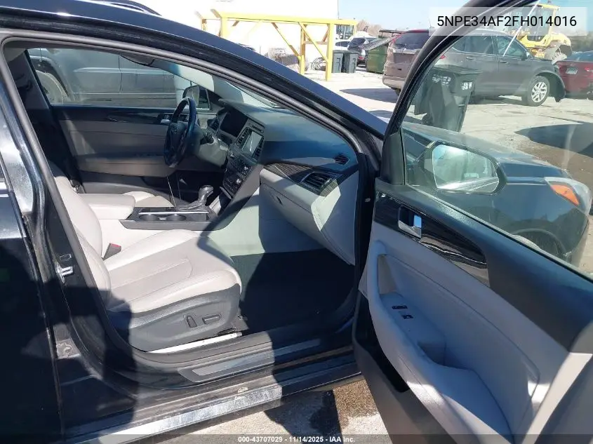 5NPE34AF2FH014016 2015 Hyundai Sonata Limited