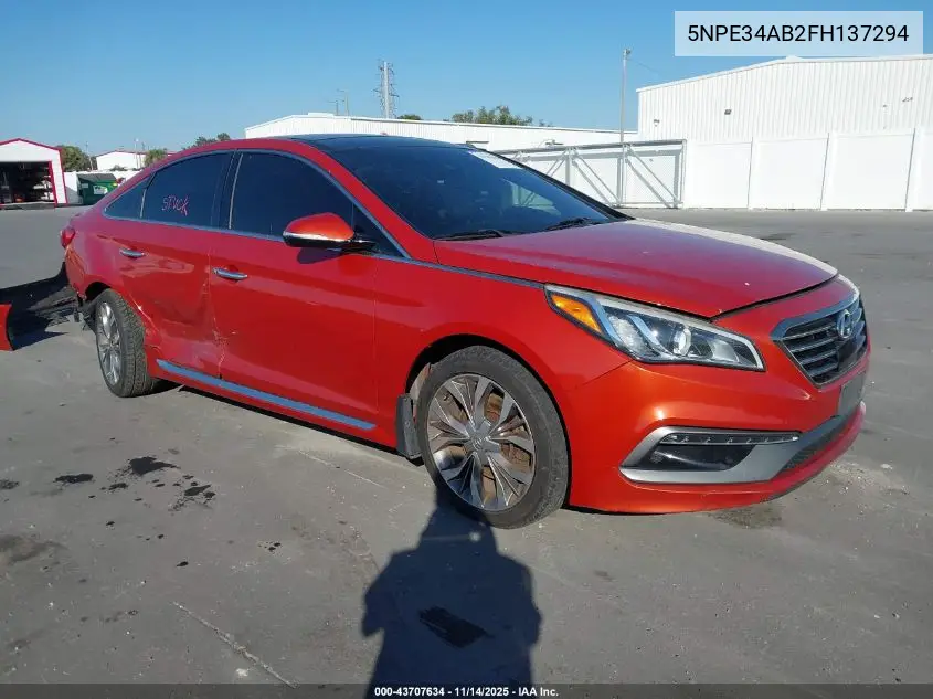 5NPE34AB2FH137294 2015 Hyundai Sonata Limited 2.0T