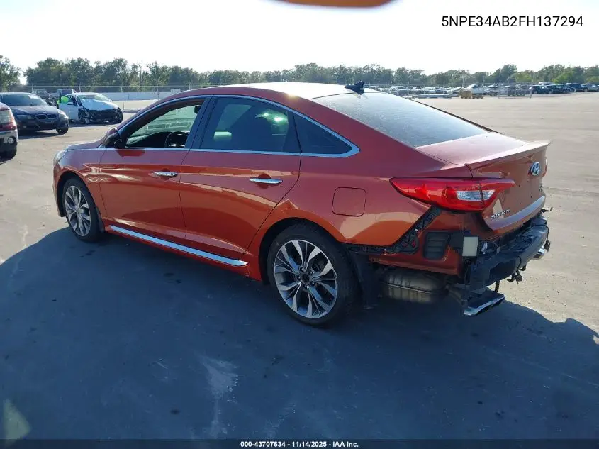 5NPE34AB2FH137294 2015 Hyundai Sonata Limited 2.0T