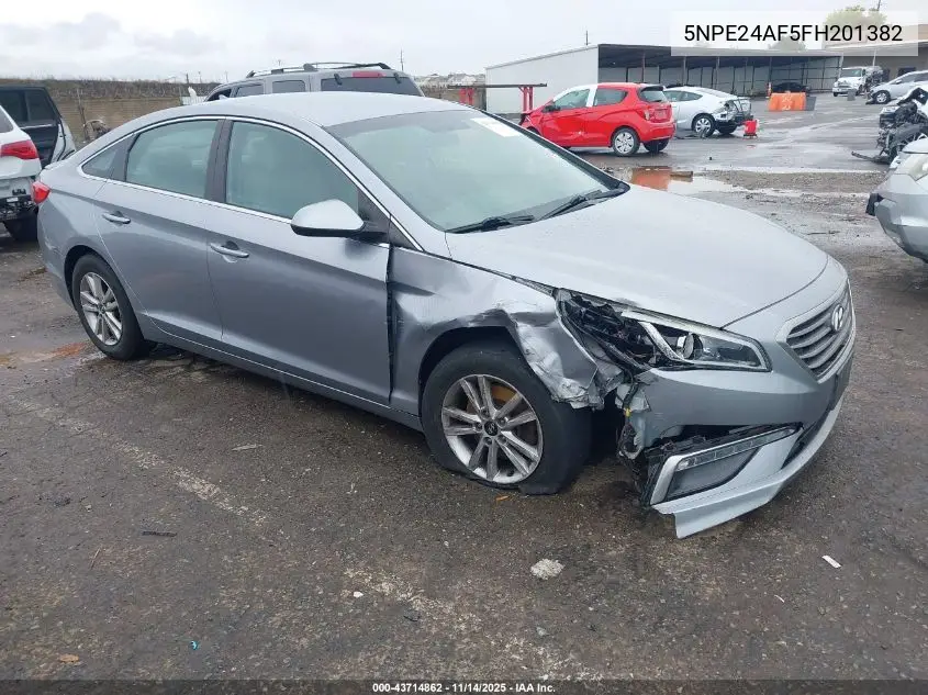 5NPE24AF5FH201382 2015 Hyundai Sonata Se