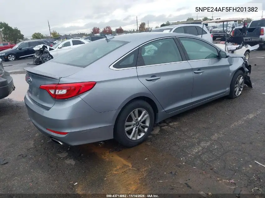 5NPE24AF5FH201382 2015 Hyundai Sonata Se