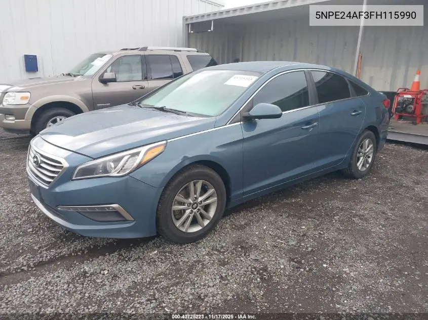 5NPE24AF3FH115990 2015 Hyundai Sonata Se