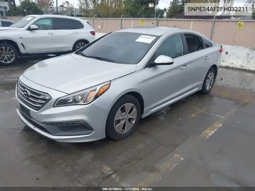 5NPE34AF2FH032211 2015 Hyundai Sonata Sport