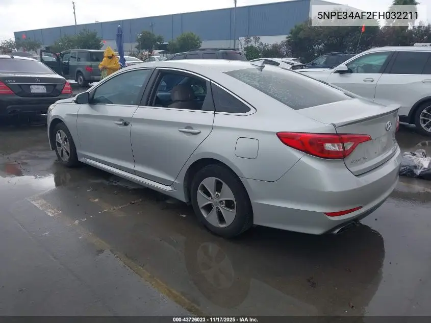 5NPE34AF2FH032211 2015 Hyundai Sonata Sport