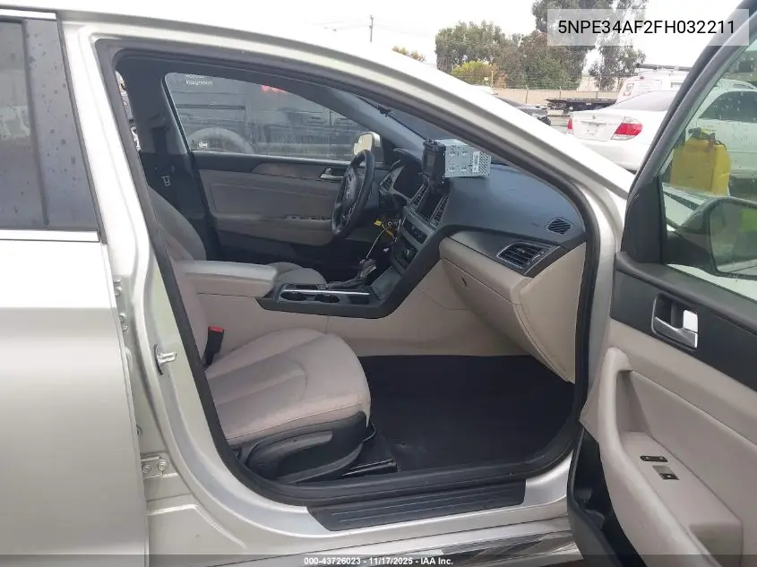 5NPE34AF2FH032211 2015 Hyundai Sonata Sport
