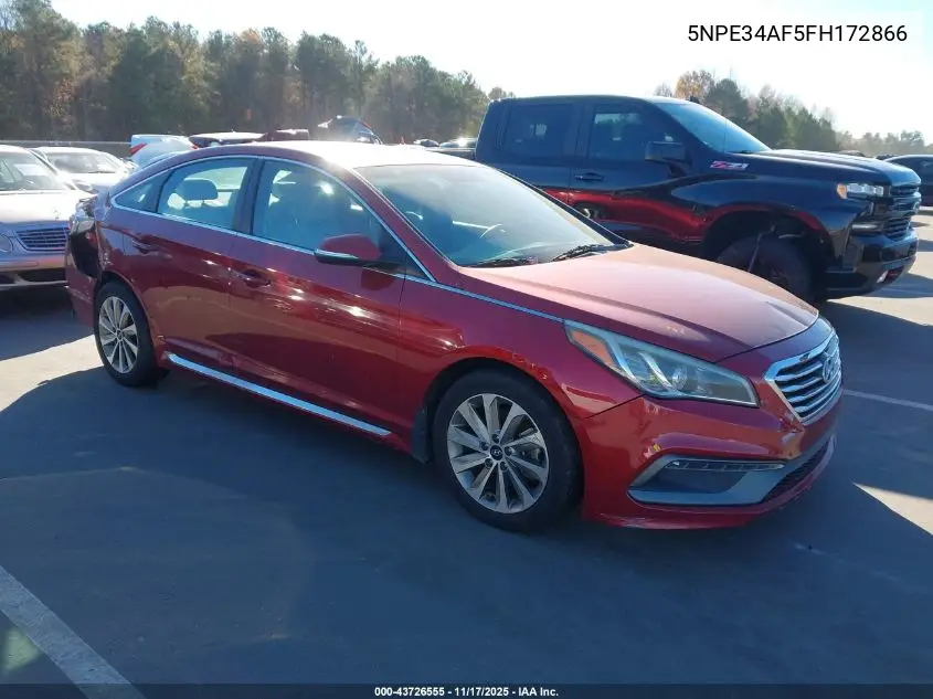 5NPE34AF5FH172866 2015 Hyundai Sonata Sport