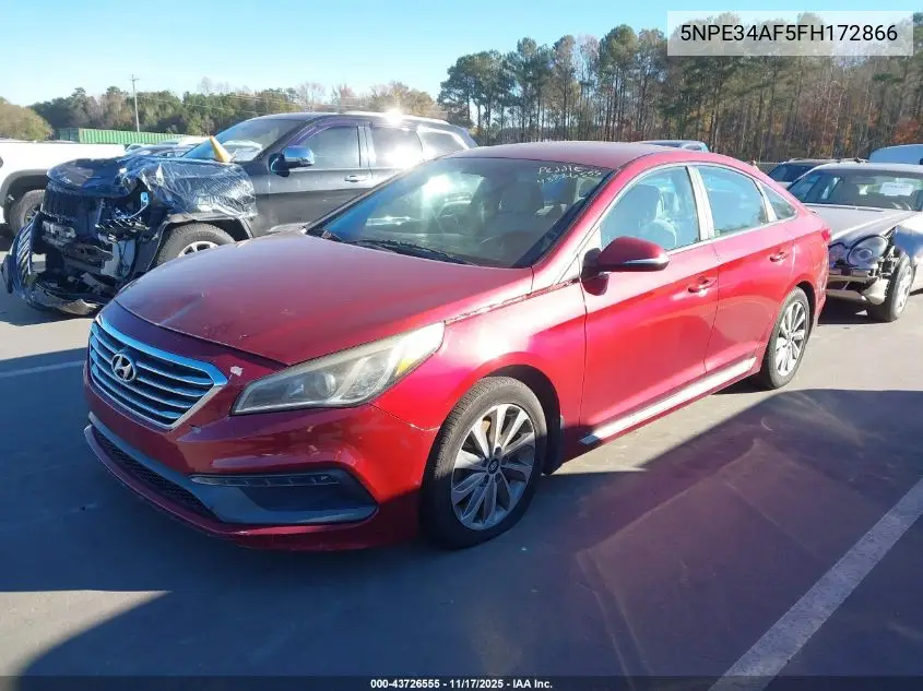 5NPE34AF5FH172866 2015 Hyundai Sonata Sport