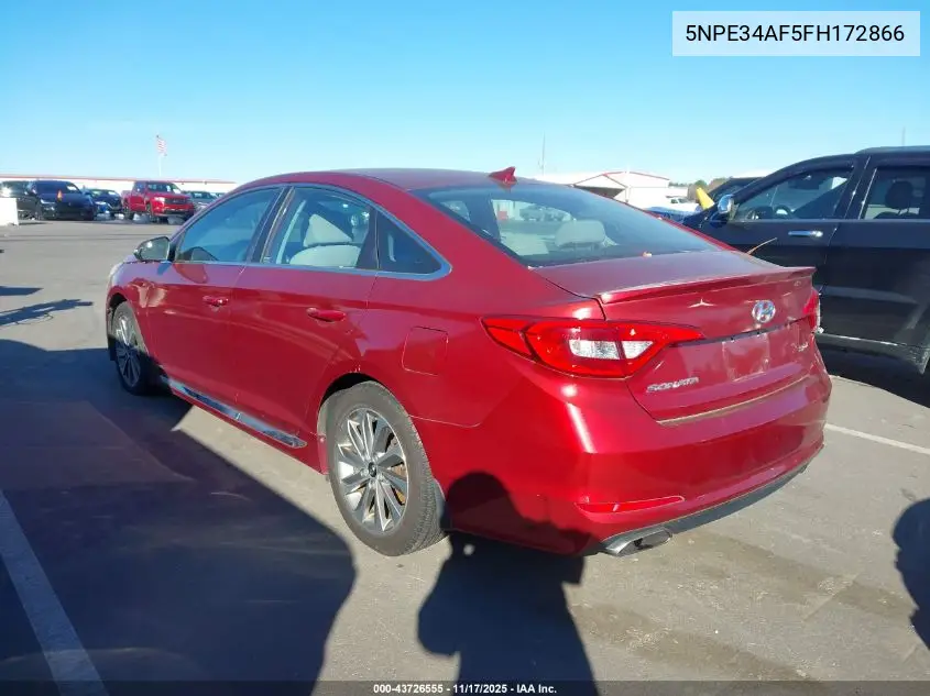 5NPE34AF5FH172866 2015 Hyundai Sonata Sport