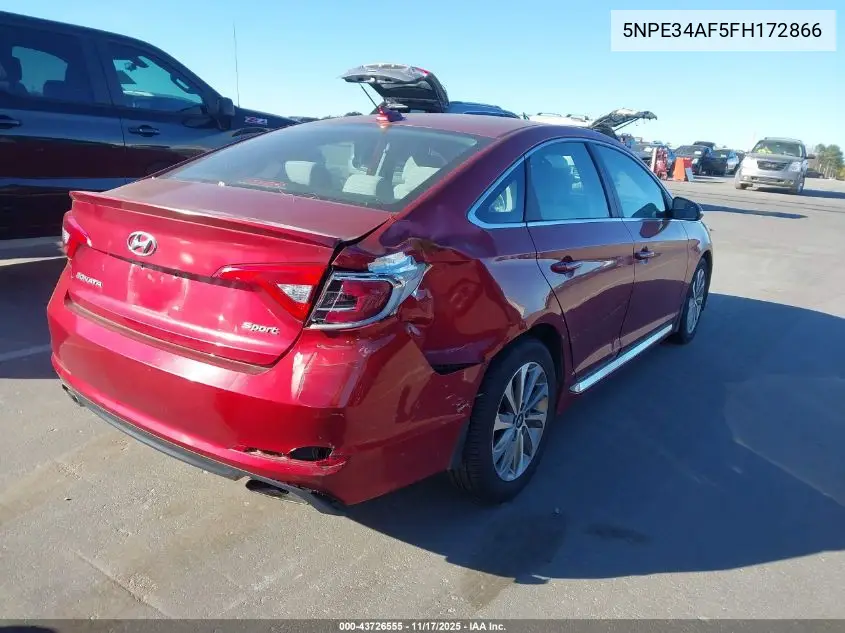 5NPE34AF5FH172866 2015 Hyundai Sonata Sport