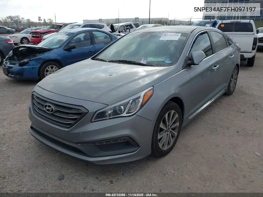 5NPE34AF7FH097197 2015 Hyundai Sonata Sport
