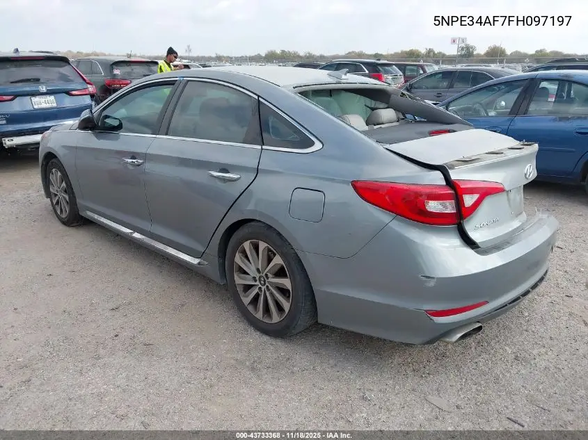 5NPE34AF7FH097197 2015 Hyundai Sonata Sport