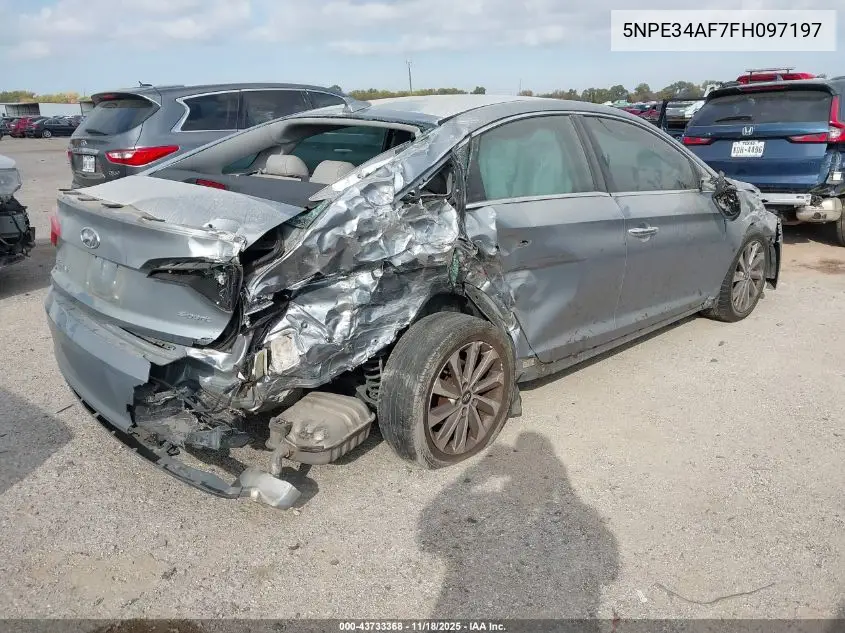 5NPE34AF7FH097197 2015 Hyundai Sonata Sport