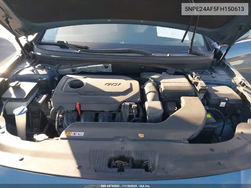5NPE24AF5FH150613 2015 Hyundai Sonata Se