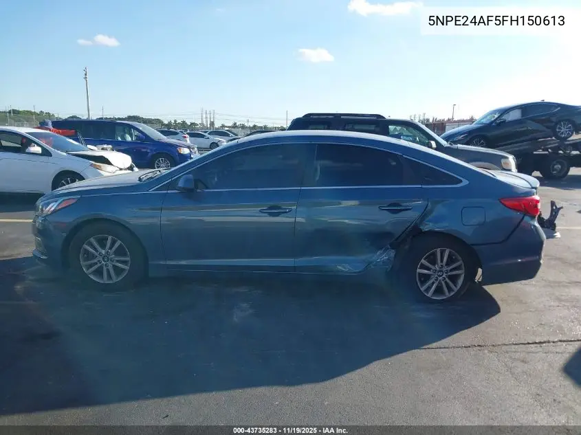 5NPE24AF5FH150613 2015 Hyundai Sonata Se