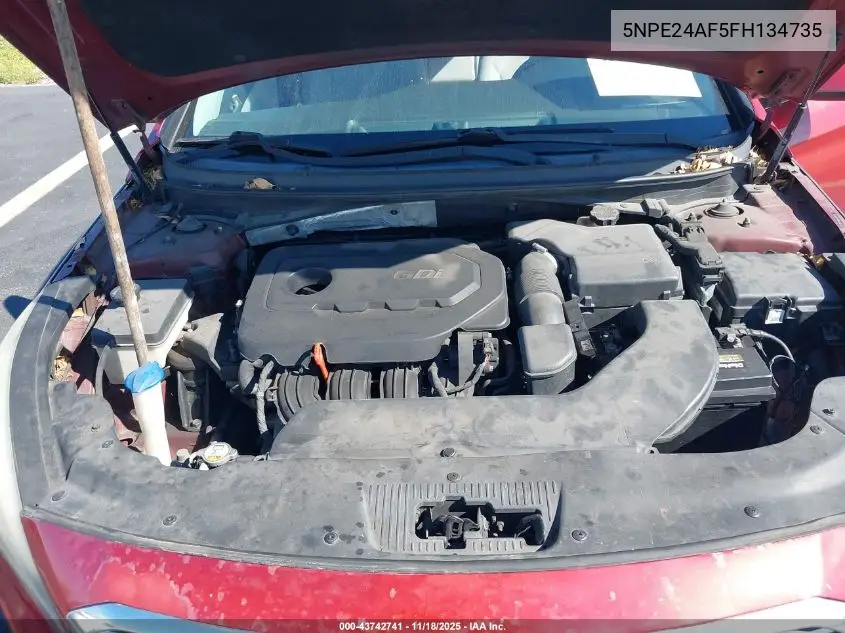 5NPE24AF5FH134735 2015 Hyundai Sonata Se
