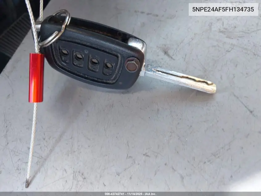 5NPE24AF5FH134735 2015 Hyundai Sonata Se