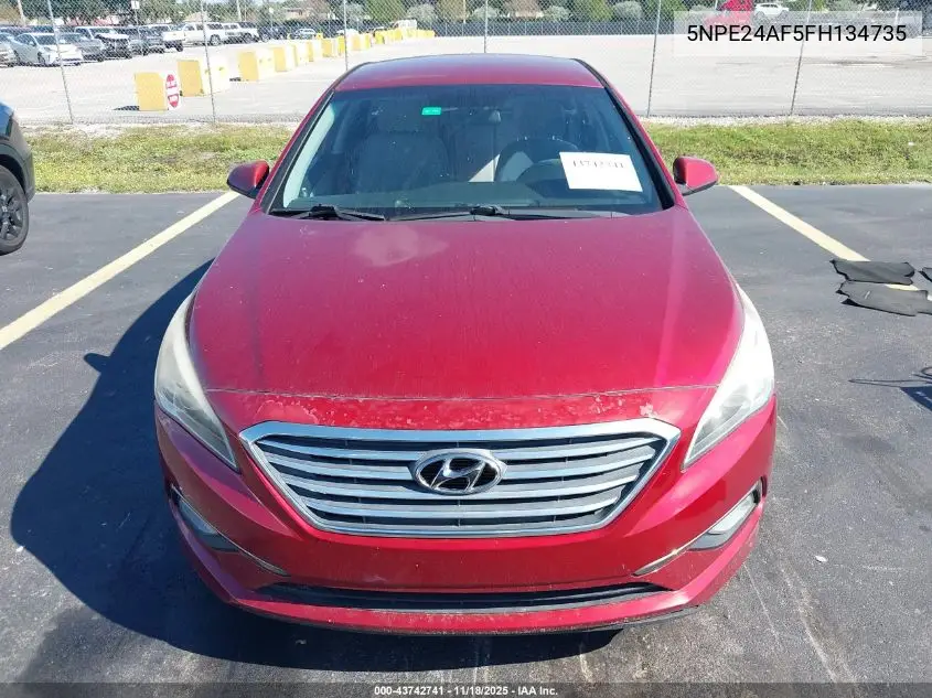 5NPE24AF5FH134735 2015 Hyundai Sonata Se