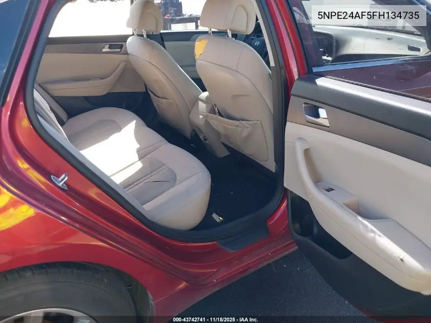 5NPE24AF5FH134735 2015 Hyundai Sonata Se