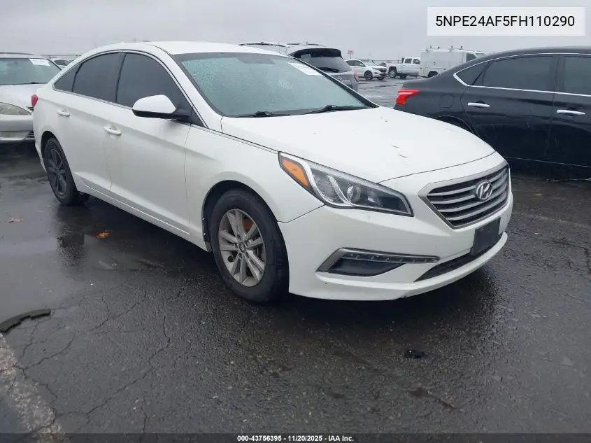 5NPE24AF5FH110290 2015 Hyundai Sonata Se