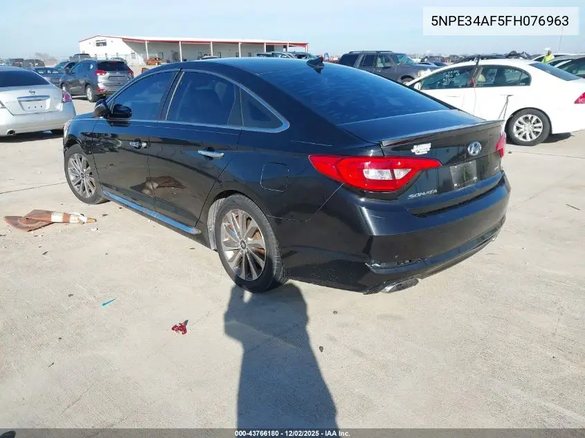 5NPE34AF5FH076963 2015 Hyundai Sonata Sport