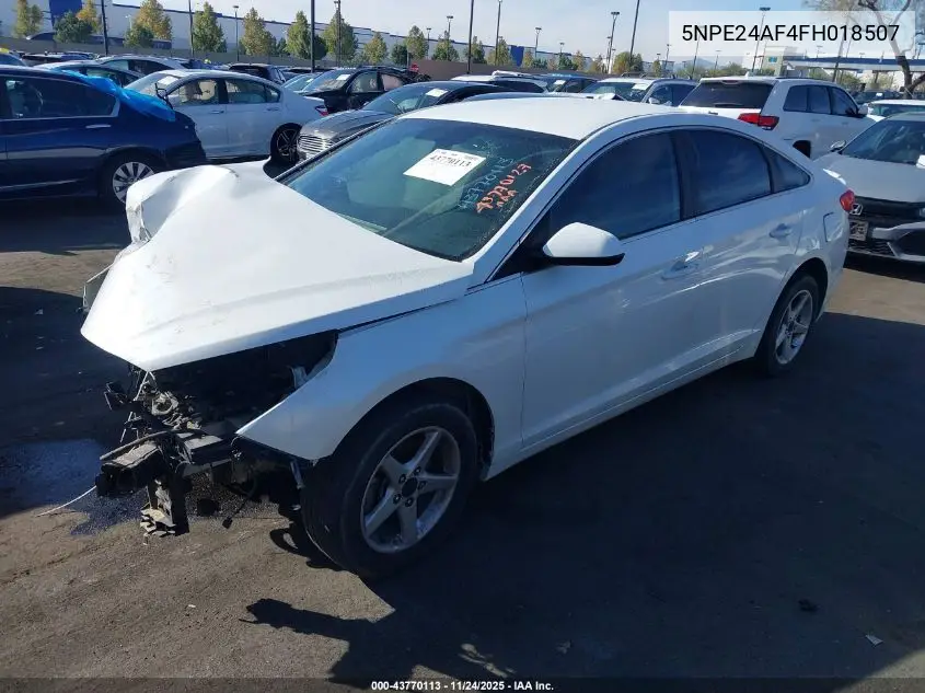 5NPE24AF4FH018507 2015 Hyundai Sonata Se