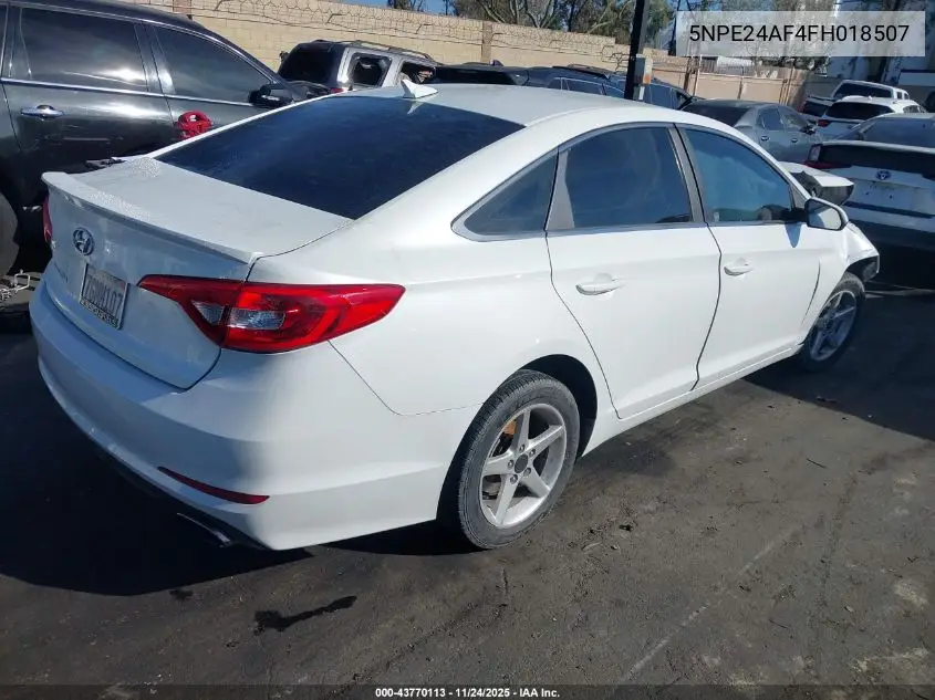 5NPE24AF4FH018507 2015 Hyundai Sonata Se