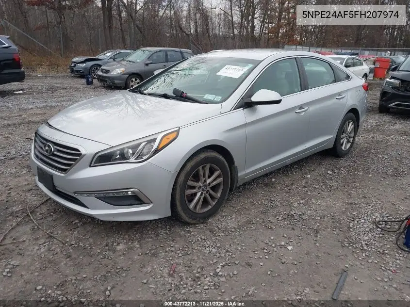 5NPE24AF5FH207974 2015 Hyundai Sonata Se