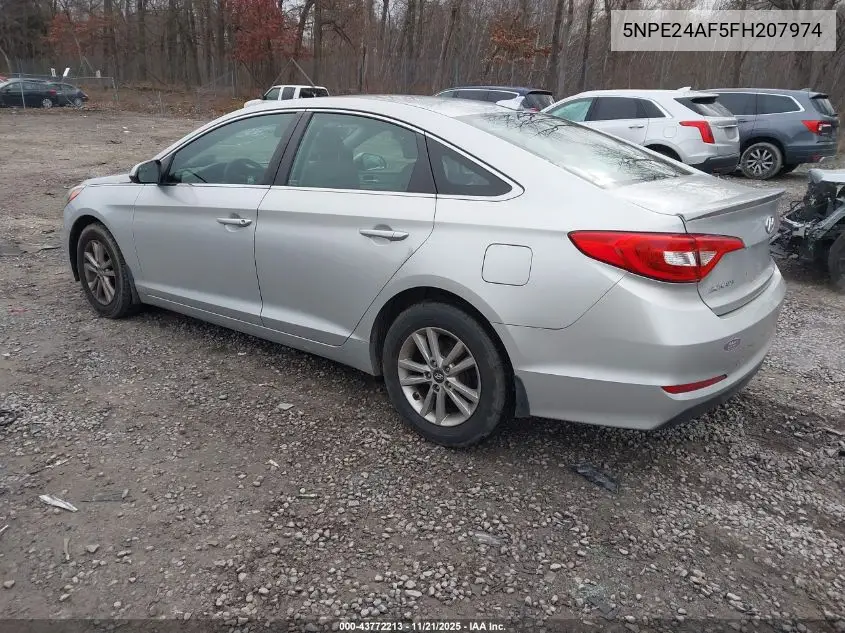5NPE24AF5FH207974 2015 Hyundai Sonata Se