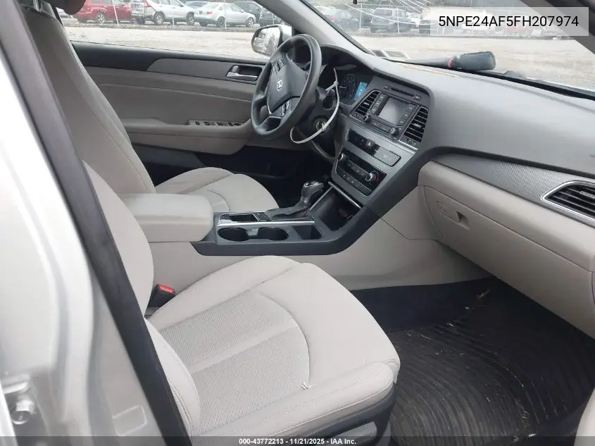 5NPE24AF5FH207974 2015 Hyundai Sonata Se