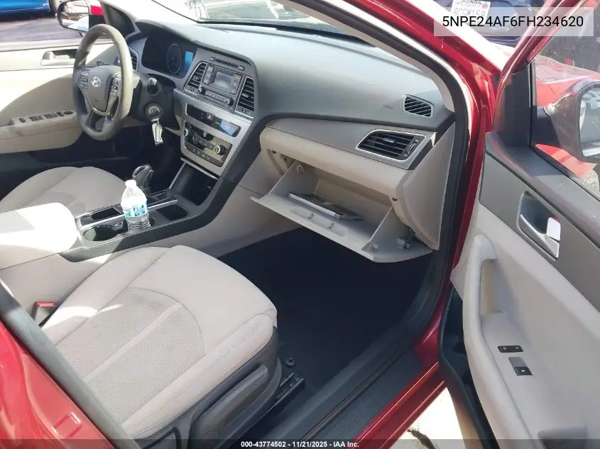 5NPE24AF6FH234620 2015 Hyundai Sonata Se